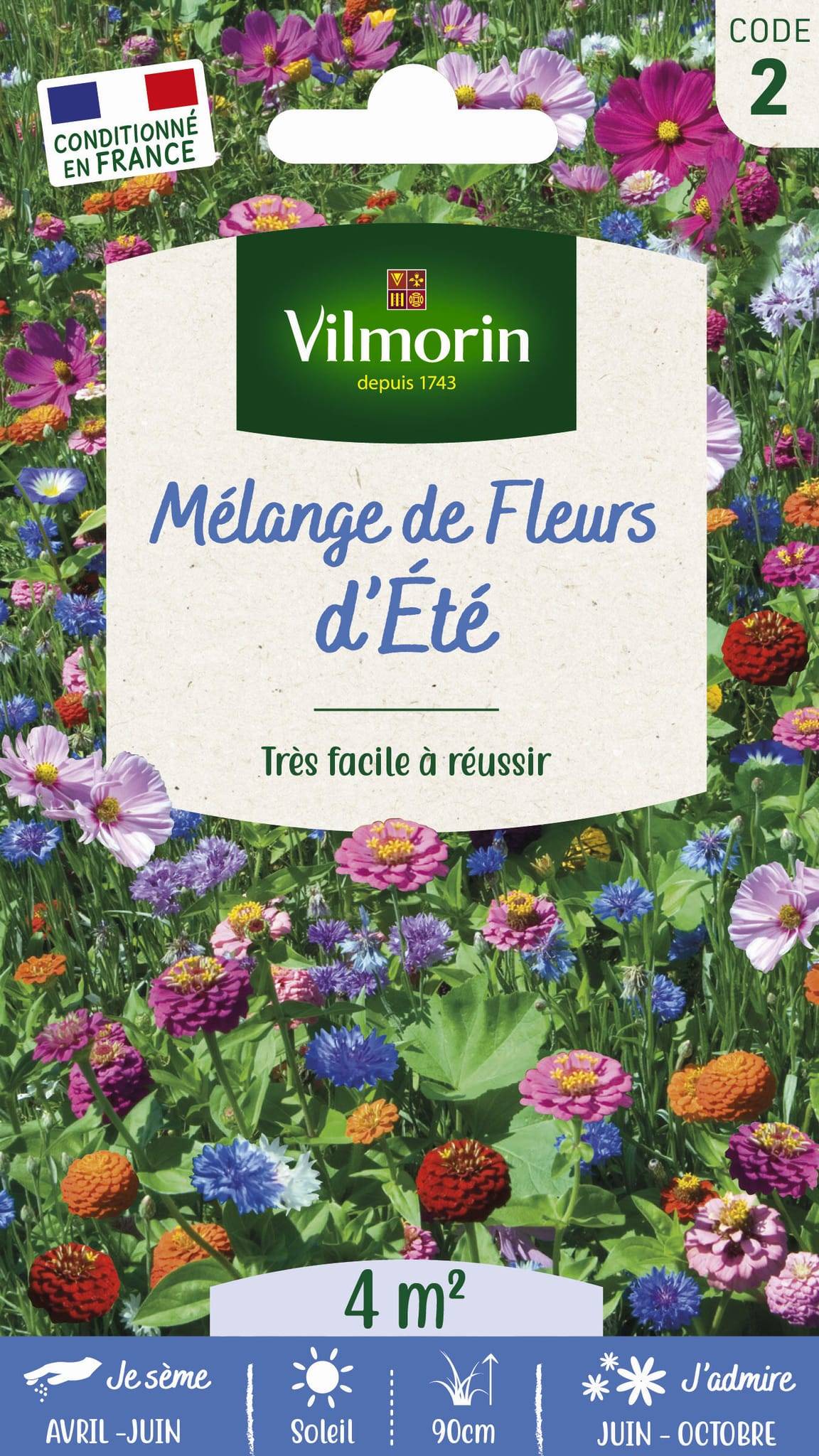 Vilmorin - Jolies fleurs d été en mélange série 2 sachet graines 5 g - Vilmorin - Image 1