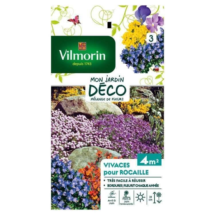 Vilmorin - Fleurs vivaces pour rocaille série 3 sachet graines 5 g - Vilmorin - Image 1