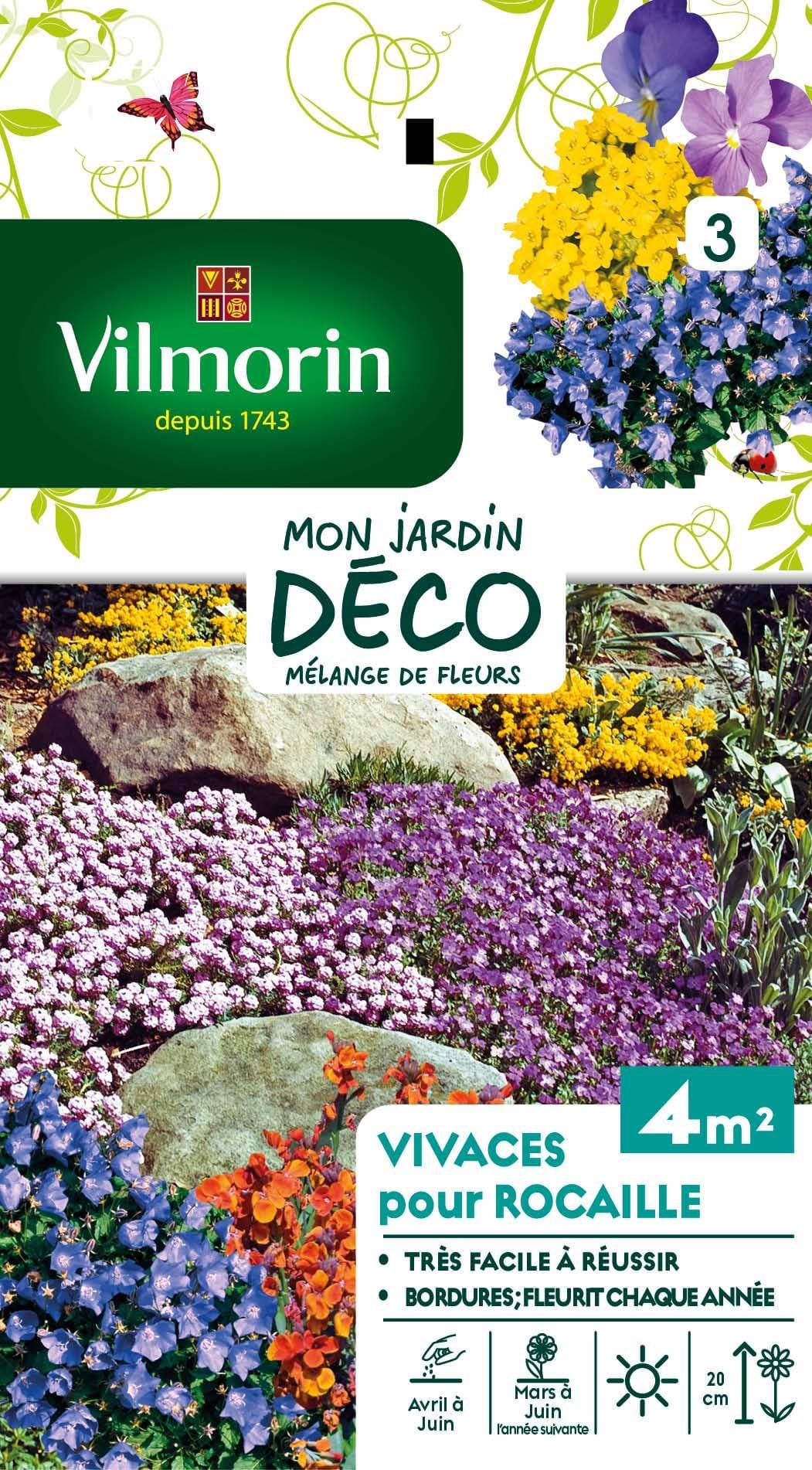 Vilmorin - Fleurs vivaces pour rocaille série 3 sachet graines 5 g - Vilmorin - Image 2