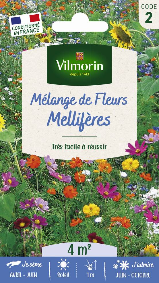 Vilmorin - Fleurs mellifères série 2 sachet graines 3 g - Vilmorin - Image 3
