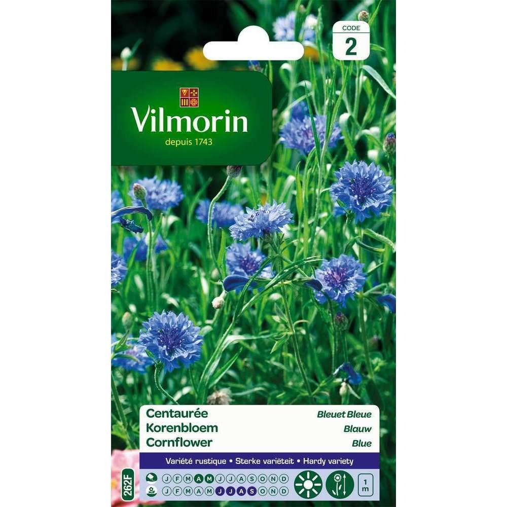 Vilmorin - Centaurée bleuet double bleue série 2 sachet graines 2 g - Vilmorin - Image 1