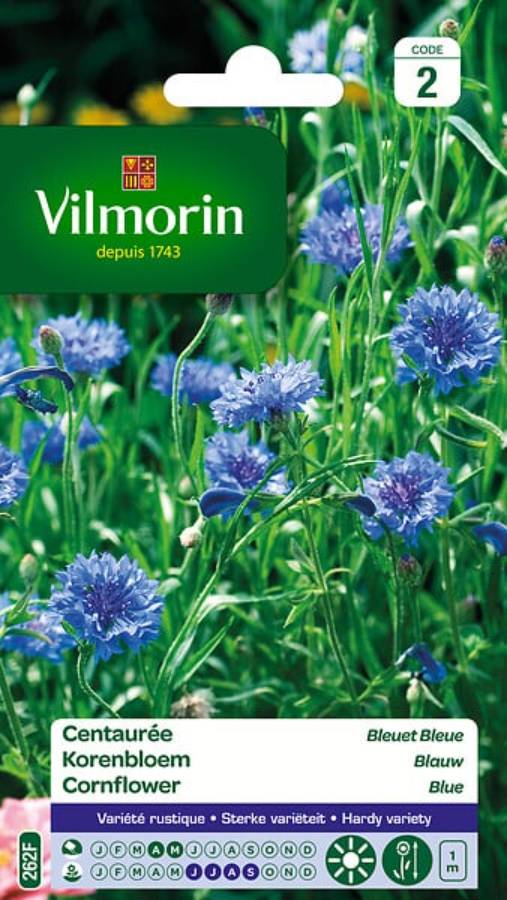Vilmorin - Centaurée bleuet double bleue série 2 sachet graines 2 g - Vilmorin - Image 4
