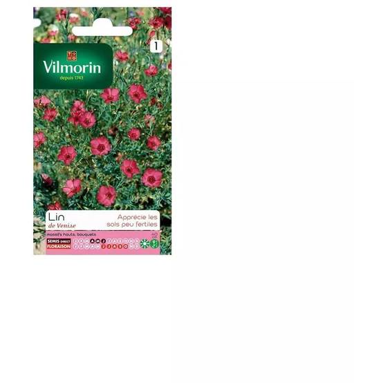 Vilmorin - Lin de venise rouge série 1 sachet graines 3 g - Vilmorin - Image 4