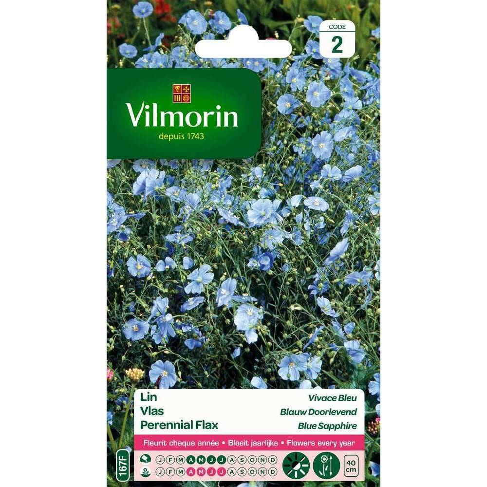 Vilmorin - Lin vivace bleu série 2 sachet graines 3 g - Vilmorin