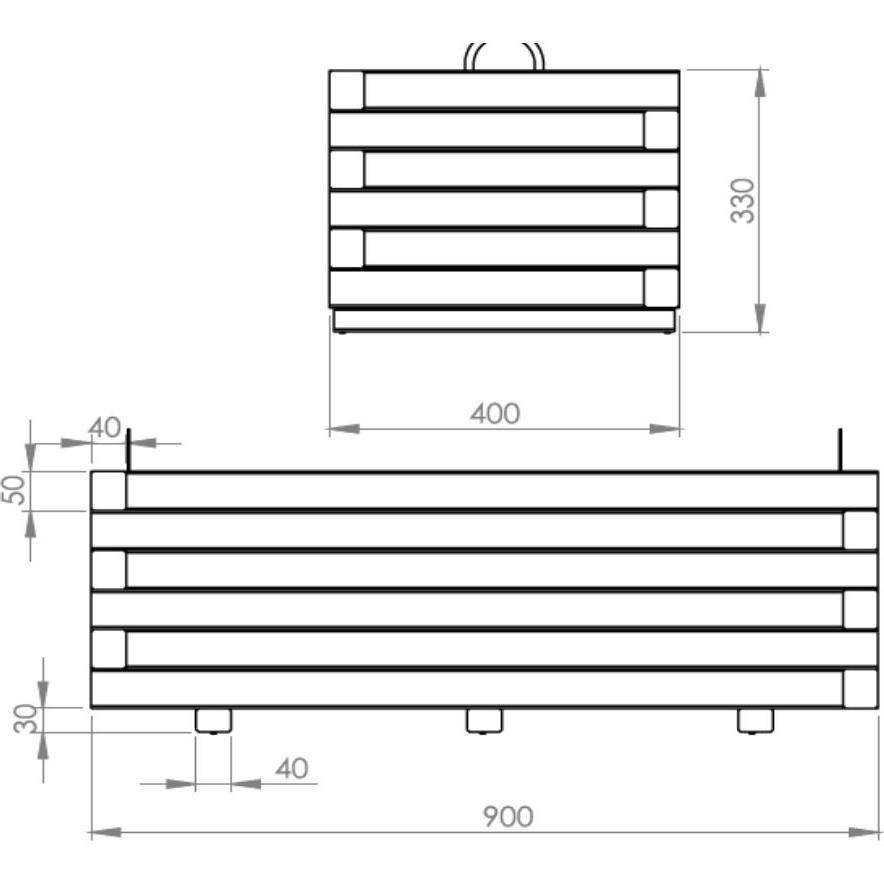 Cerland - Bac Jardinière Rectangulaire Bois 73 L – Cerland - Image 2