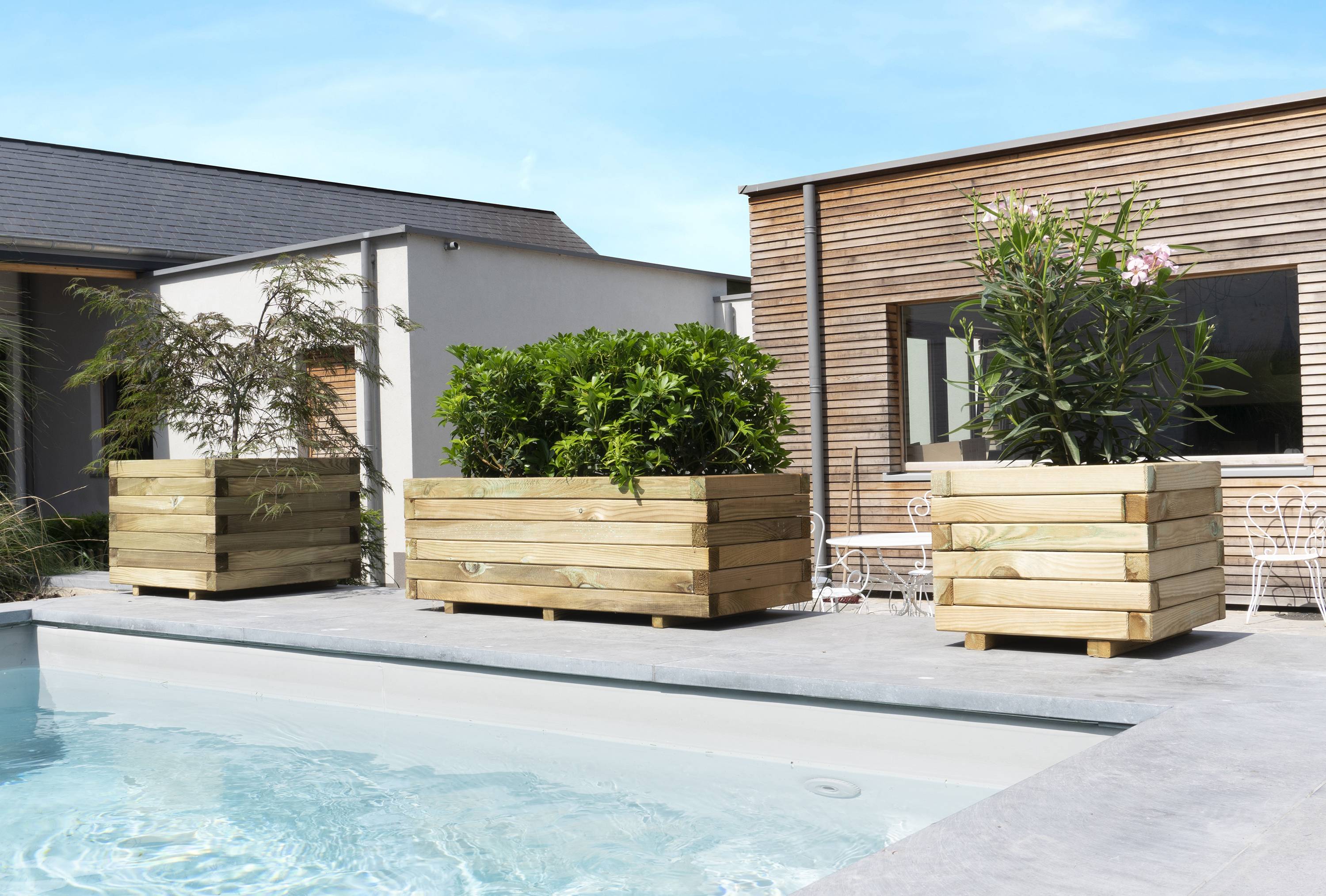Cerland - Bac Jardinière Rectangulaire Bois 73 L – Cerland - Image 1