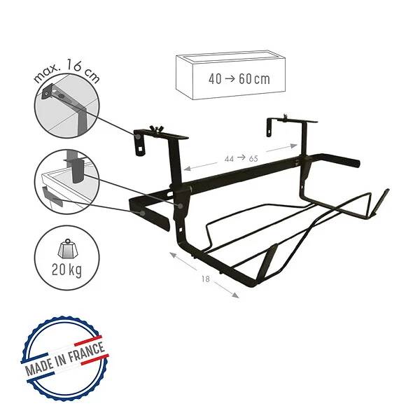 Louis Moulin - Support Jardinière Acier Époxy Anthracite – LOUIS MOULIN - Image 5