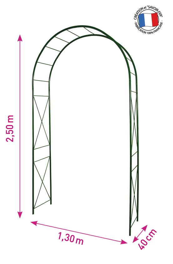 Louis Moulin - Arche de Jardin Acier Époxy - LOUIS MOULIN - Image 2