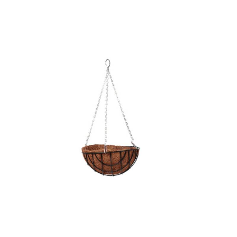 Corbeille de Suspension Acier Fibre de Coco -