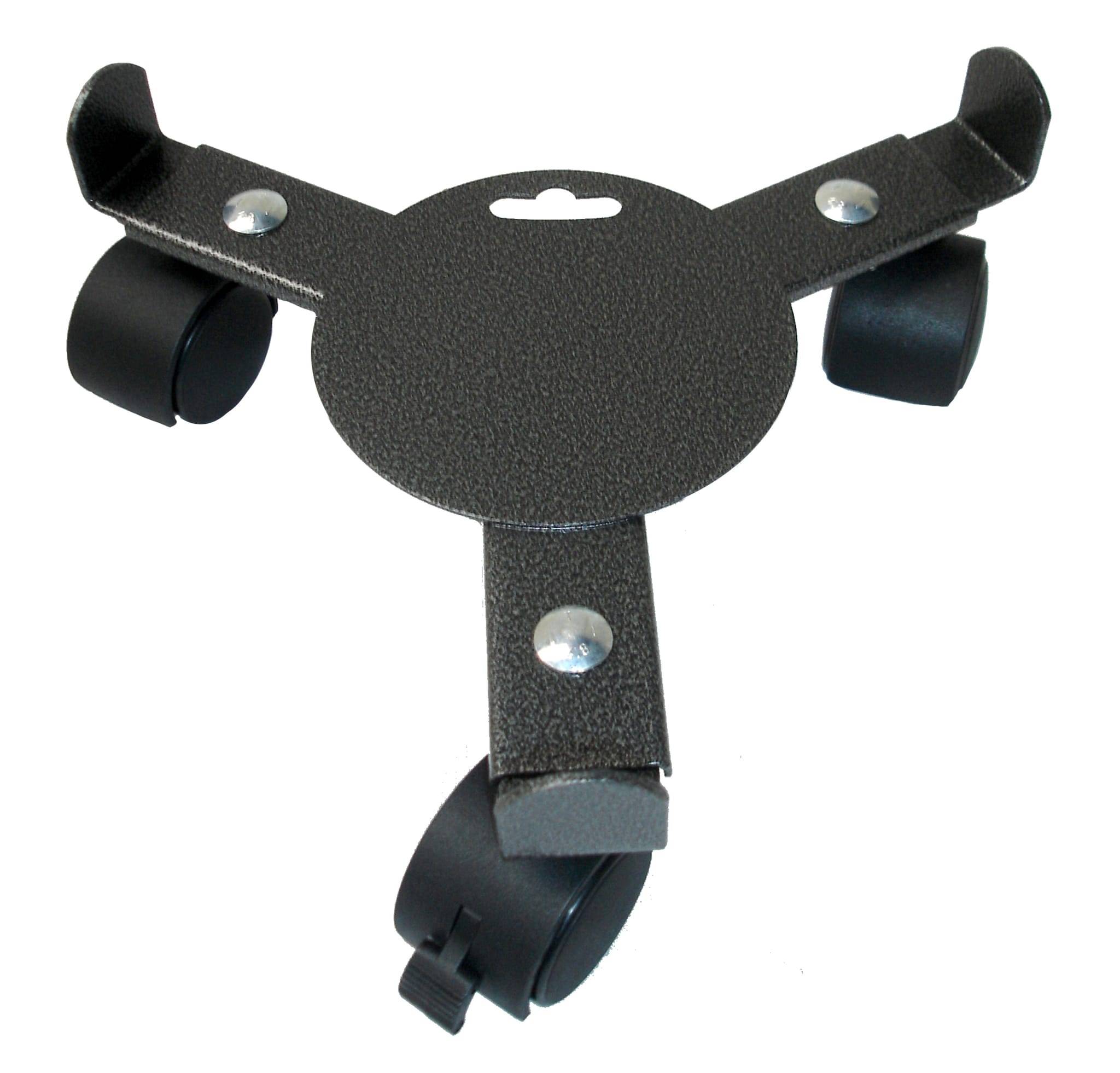 Louis Moulin - Roule plante extensible 3 roulettes gris martelé - Image 1