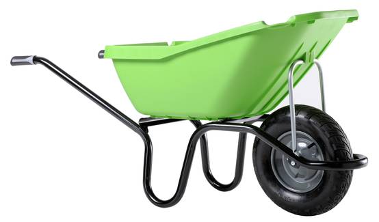 Haemmerlin - Brouette de Jardin Polypro Verte – HAEMMERLIN - Image 1