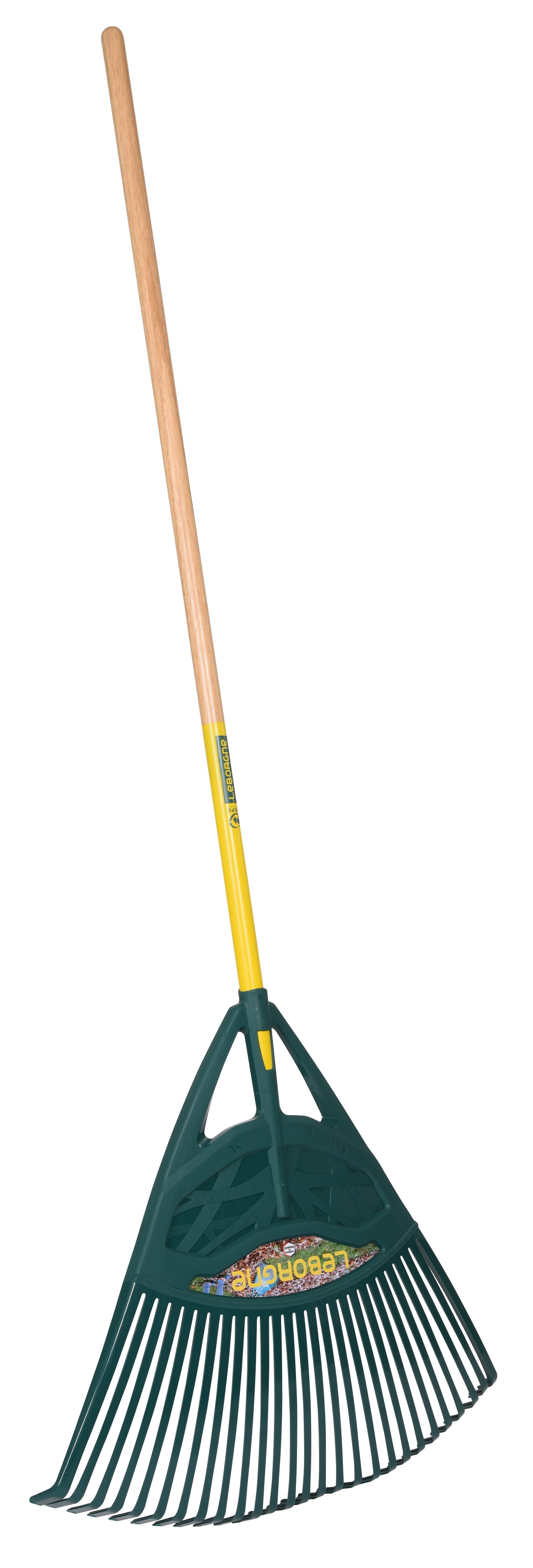 Leborgne - Balai à gazon XL 27 dents polymère manche bois certifié PEFC 130 cm – LEBORGNE
