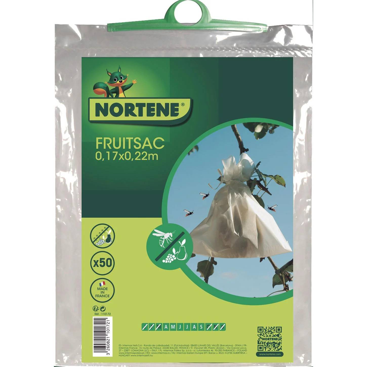 Nortène - Housses microperforées en papier blanc 20 x 30 cm – FRUITSAC - Image 6