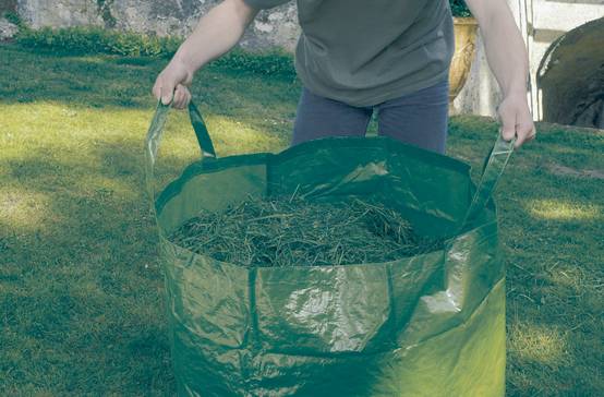 Nortène - GREENBAG Sac déchets verts réutilisable avec poignéesVert 180L - Image 3