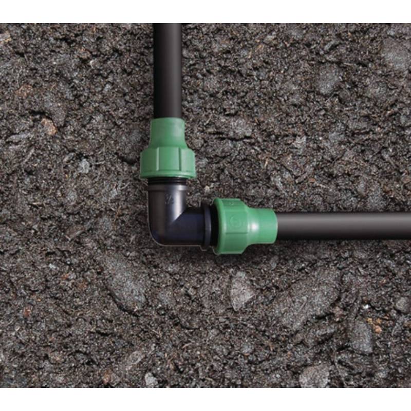 Jardibric - Coude Extra Raccord Tuyau Polypropylène 16 mm – JARDIBRIC - Image 1