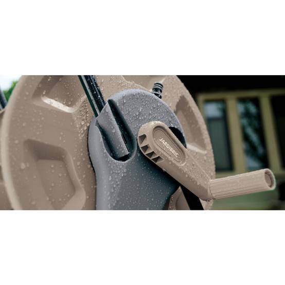 Jardibric - Chariot dévidoir plastique taupe Ø 15 mm 60 m - JARDIBRIC - Image 5