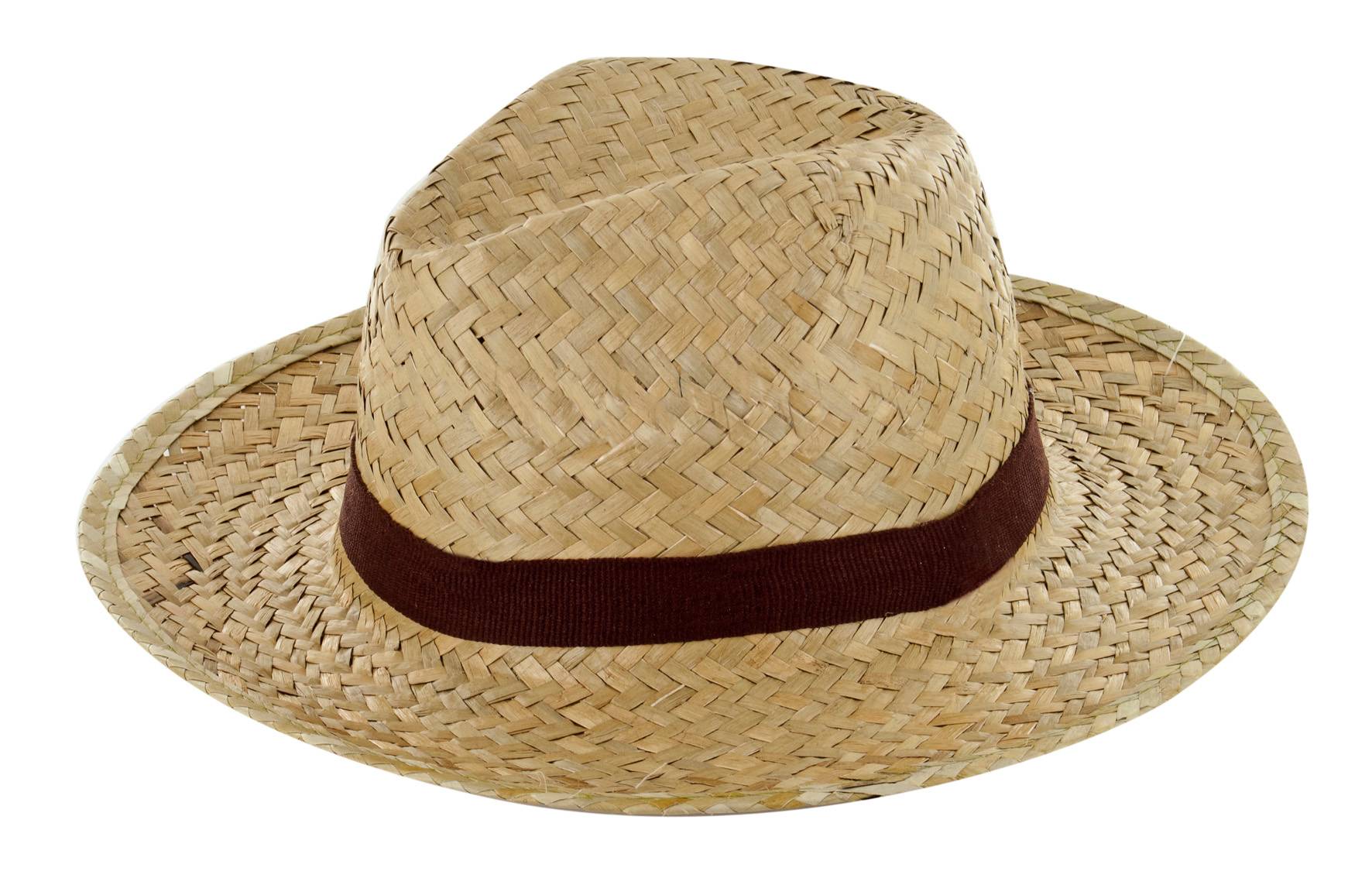 Chapeau de paille JR beige taille 59