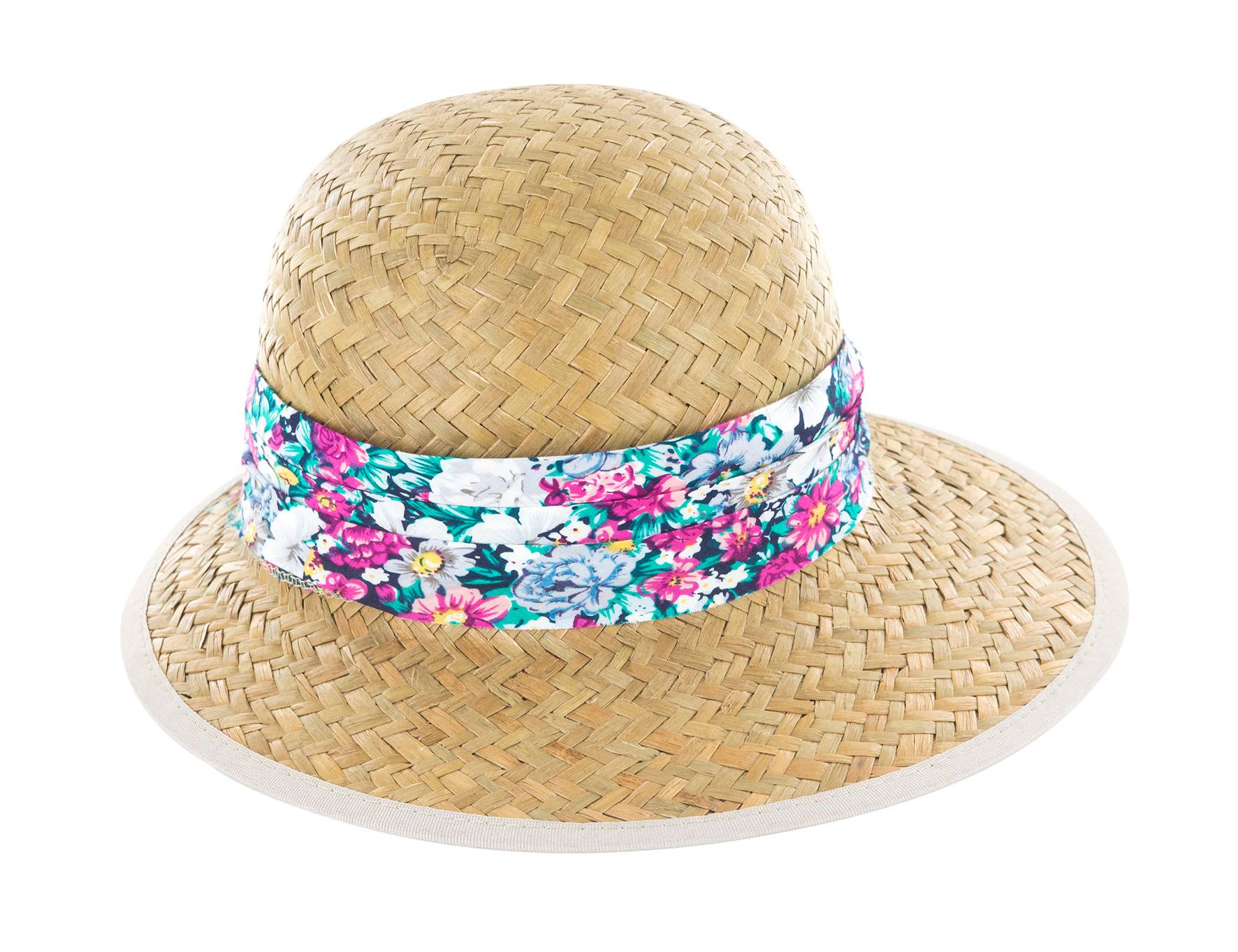 Chapeau de paille Nathalie pour femme - Taille unique