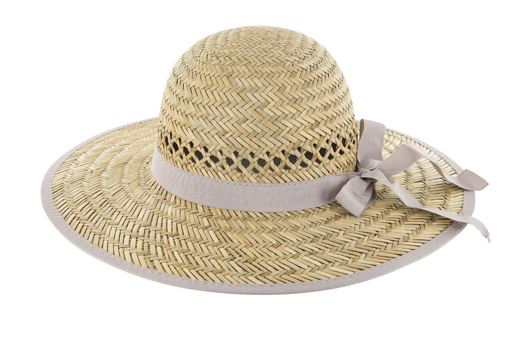 Chapeau de paille Brigitte pour femme - Taille unique