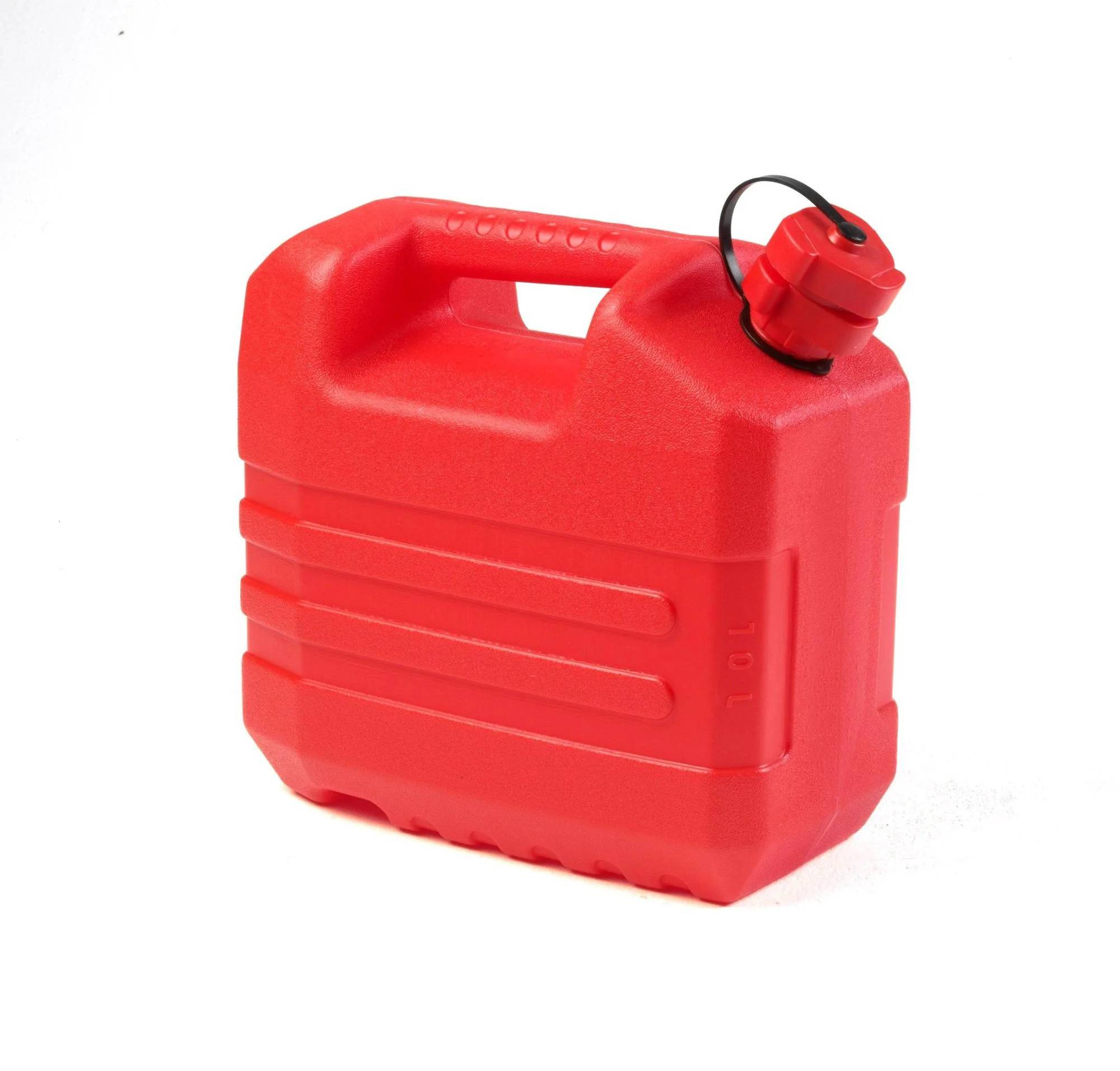 Jerrican hydrocarbure plastique rouge 10 L bec verseur - EDA
