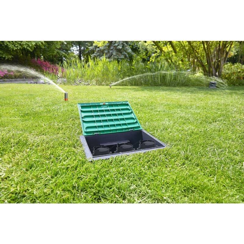 Gardena - Regard pré-montable blanc 3 voies pour électrovannes L.1255-20 - Gardena - Image 4