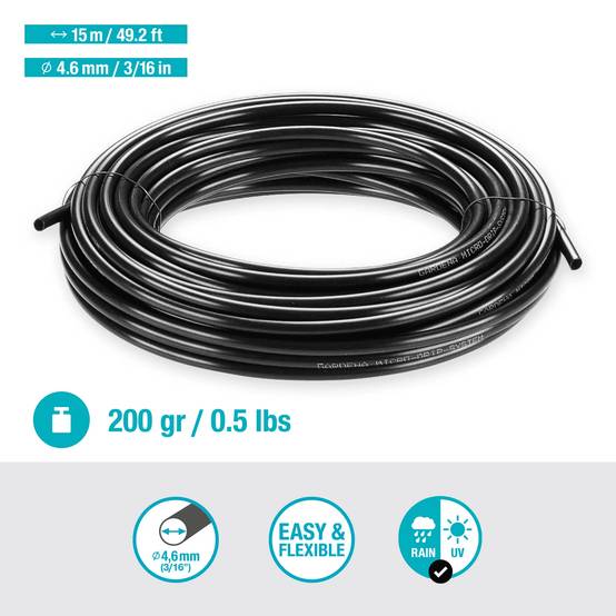 Gardena - Tuyau Micro-Drip polyéthylène Ø 4,6 mm L 15 m – Gardena - Image 2