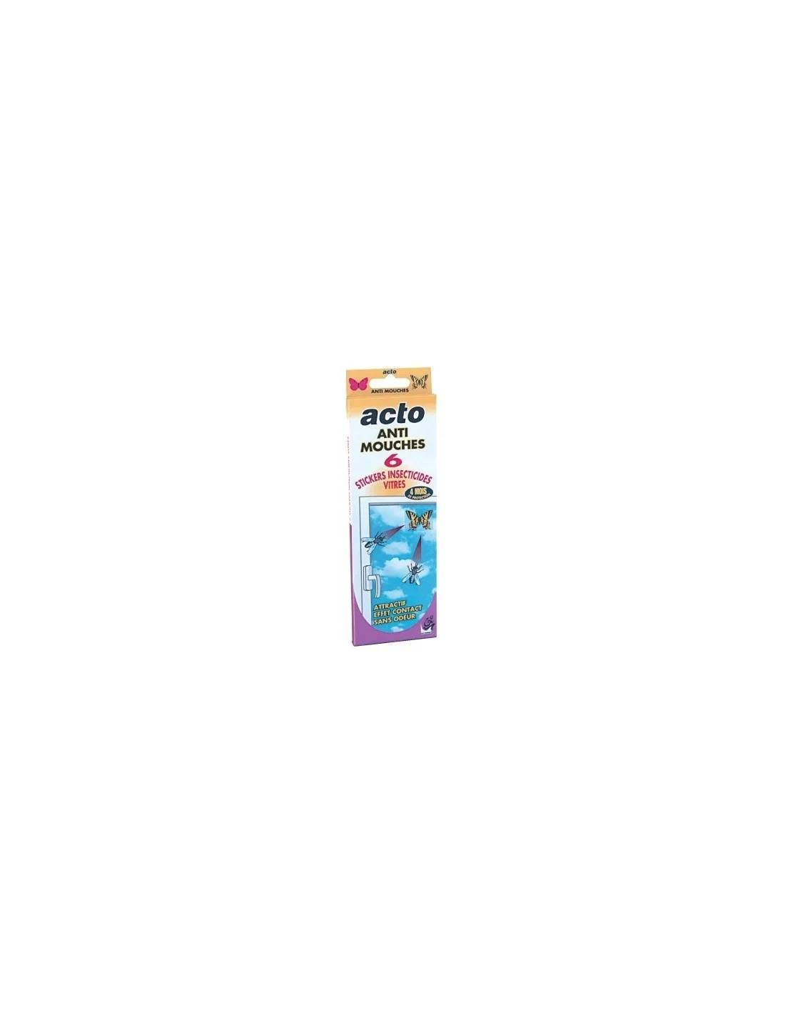 Acto - Stickers décor papillons insecticides anti-mouches x6 - ACTO - Image 2