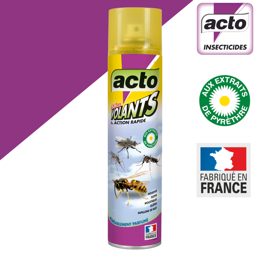 Tous insectes volants aérosol 400 ml - ACTO