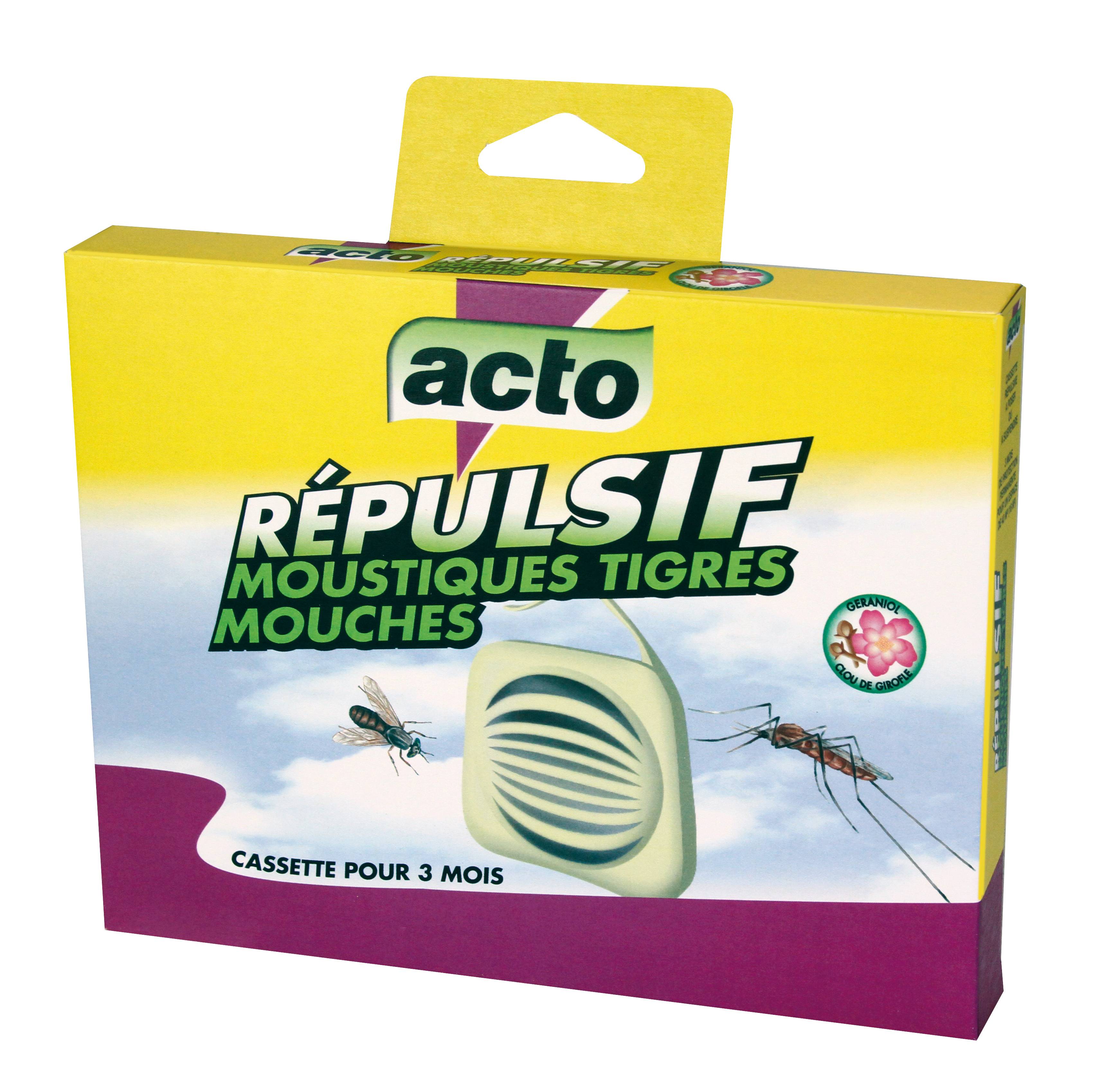 Acto - Cassette répulsive mouches-moustiques – ACTO