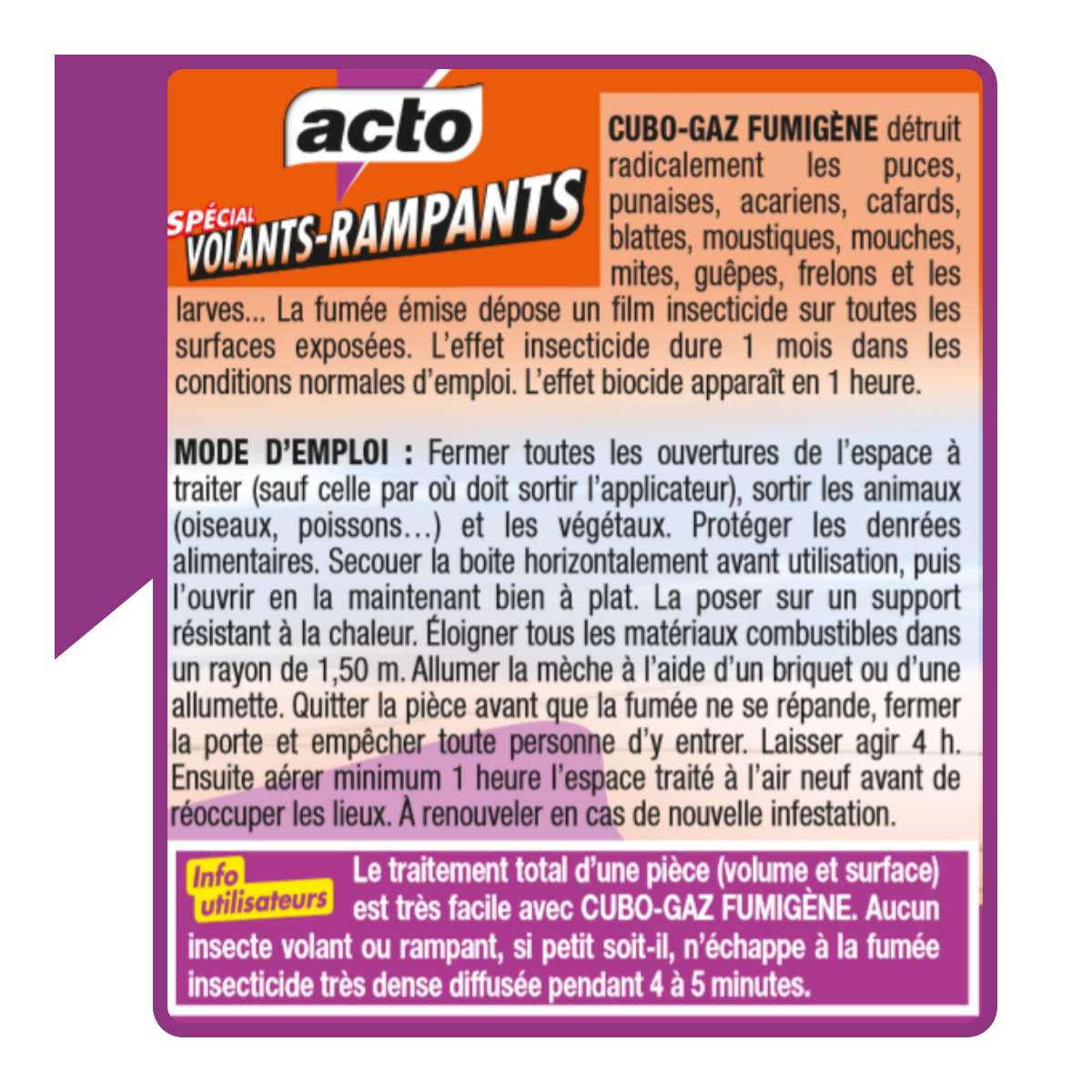 Acto - Fumigène Insecticide ACTO - Image 9