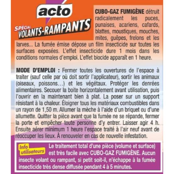Acto - Fumigène Insecticide ACTO - Image 4