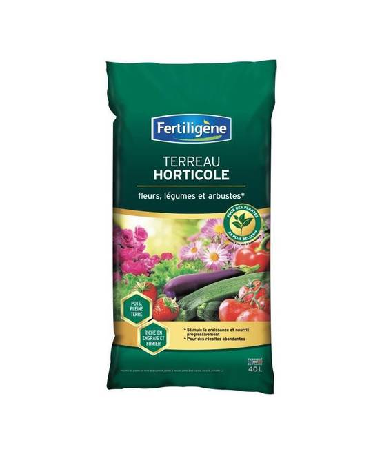 Fertiligène - Terreau horticole toutes plantes L.40L intérieur/extérieur - Fertiligene naturel