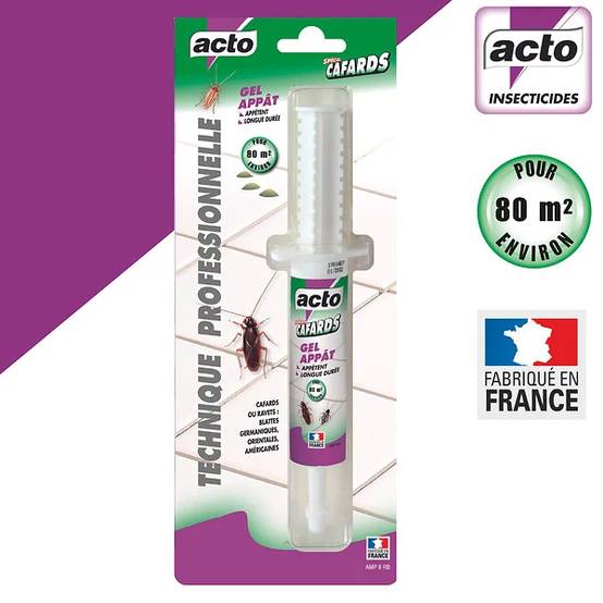 Gel-appât cafards seringue 25 g – ACTO - Image 1