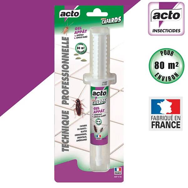 Gel-appât cafards seringue 25 g – ACTO - Image 1