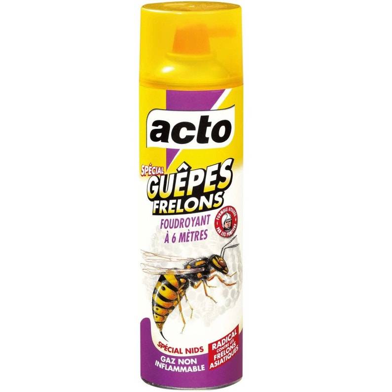 Acto - Acto - Aérosol spécial nid de guêpes 6 mètres 500 ml - Image 1