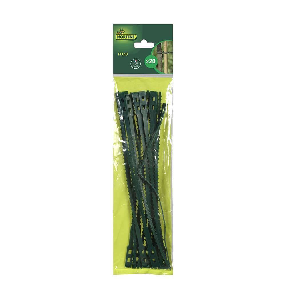 Nortène - Liens plastique jardin vert 35 cm lot de 20 NORTENE - Image 4