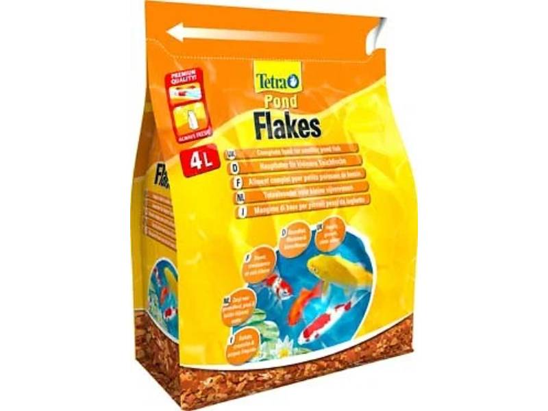 Aliment complet poissons de bassin flocons 4L – TETRA