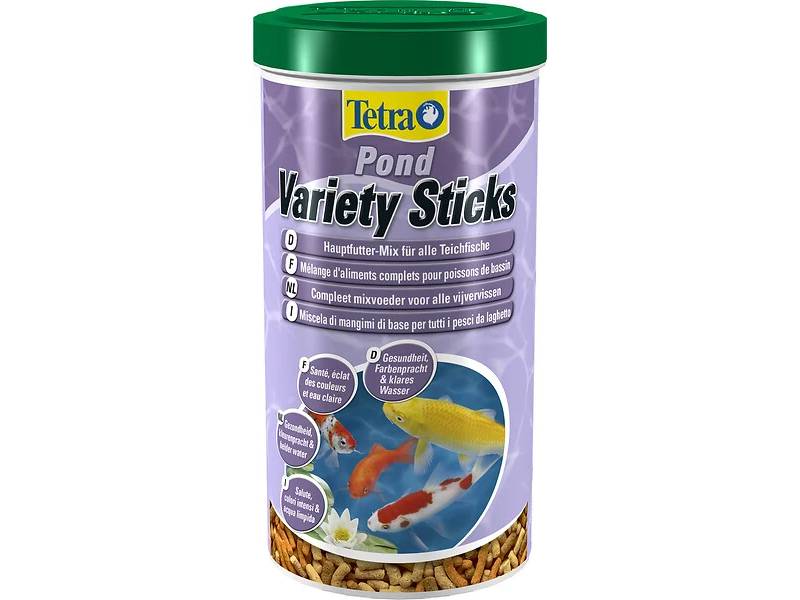 Aliment Complet Poissons De Bassin Sticks 3 Variétés 1 L - TETRA