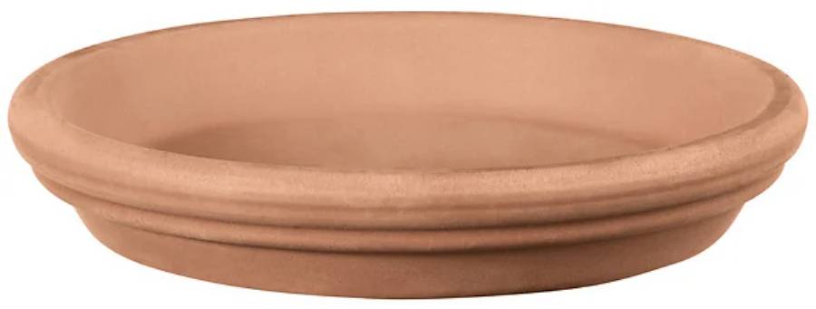 Deroma - Soucoupe terre cuite imperméable - DEROMA