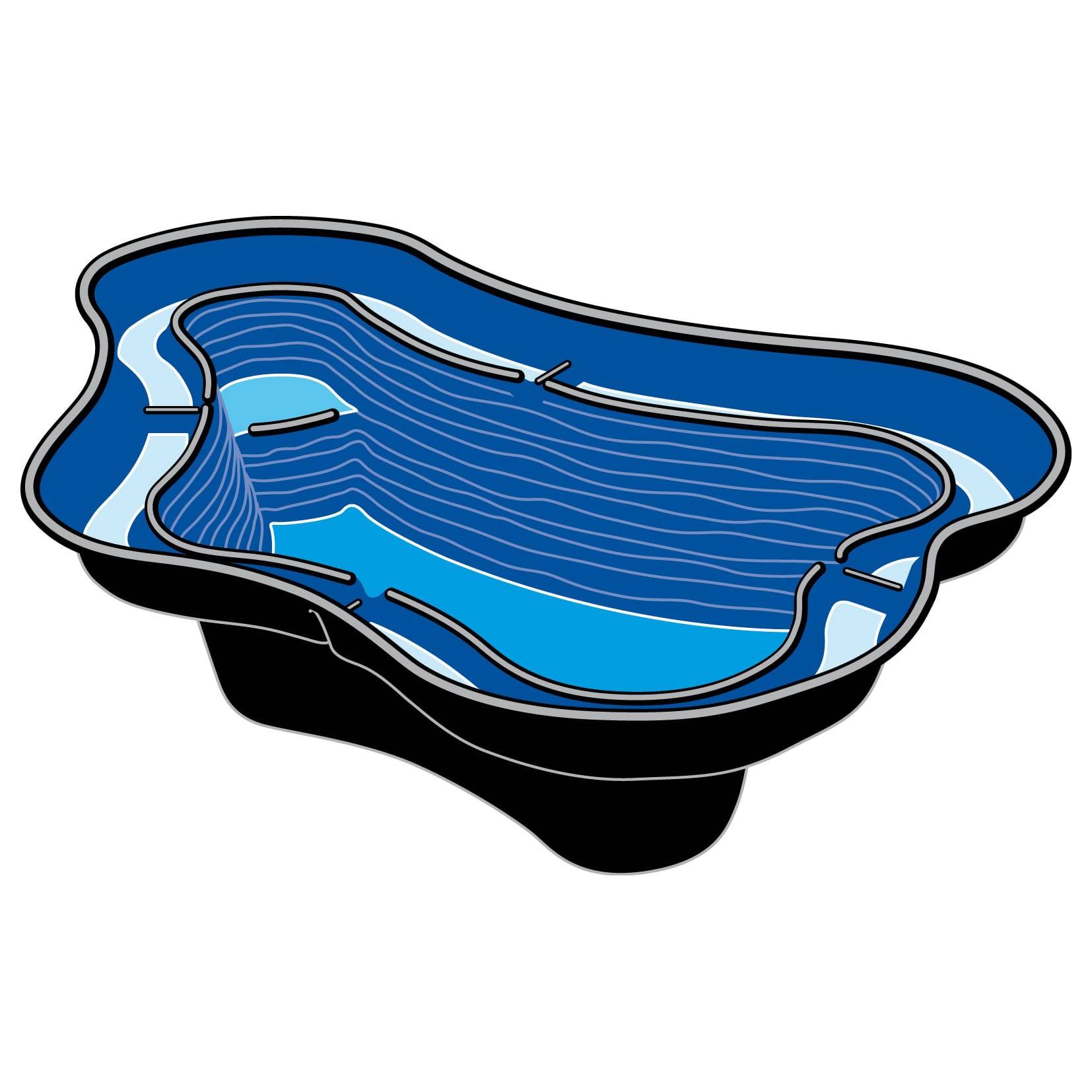 Ubbink - Bassin de jardin préformé Calmus SIV 530 L - Ubbink - Image 4