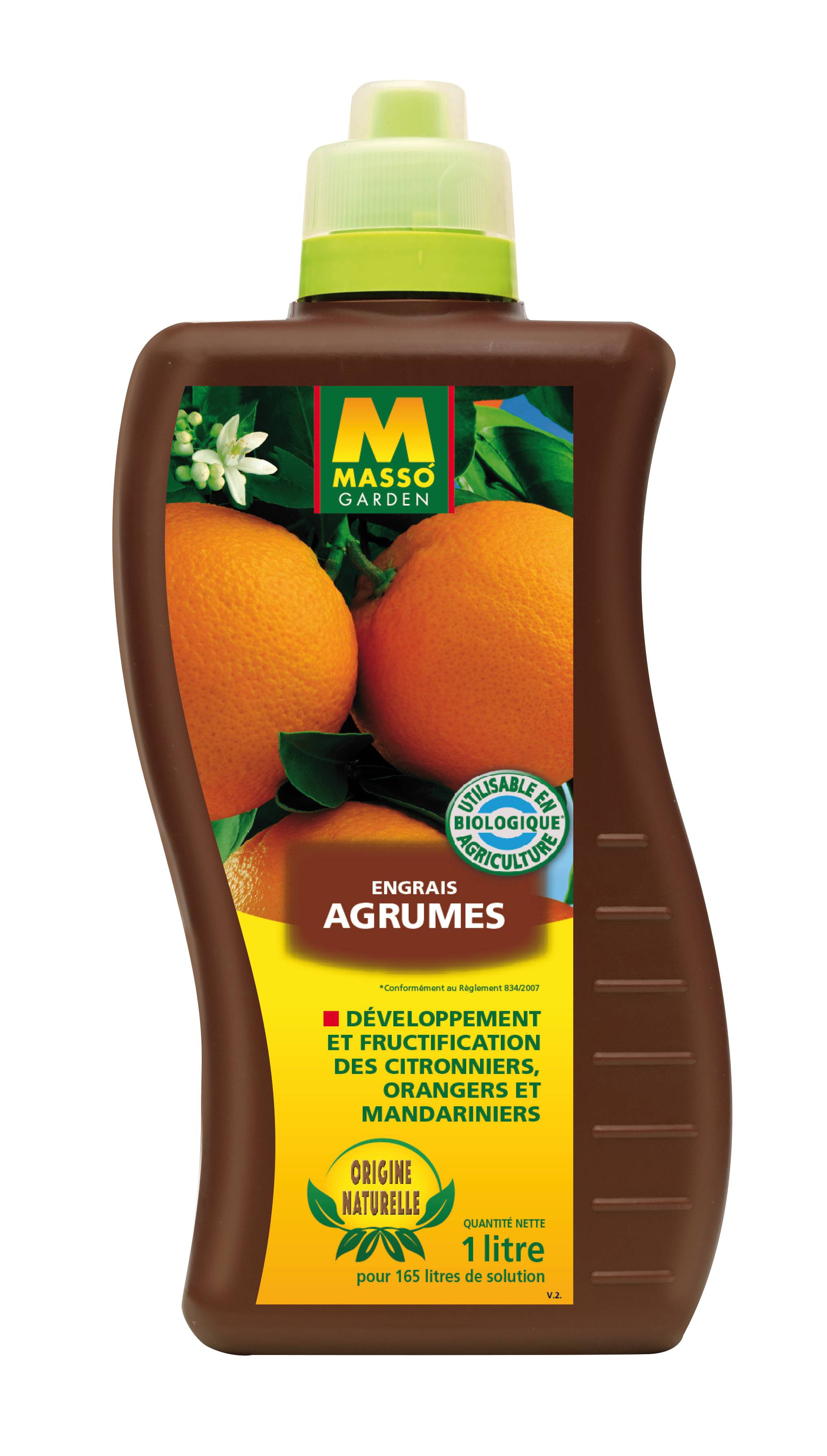 Masso Garden - Engrais liquide agrumes bidon 1 L – MASSO - Image 1