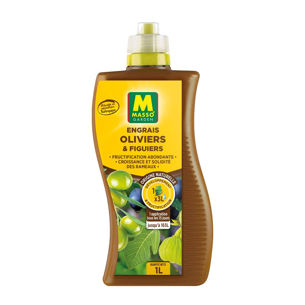 Masso Garden - Engrais Oliviers Et Figuiers Liquide 1 L – MASSO - Image 2