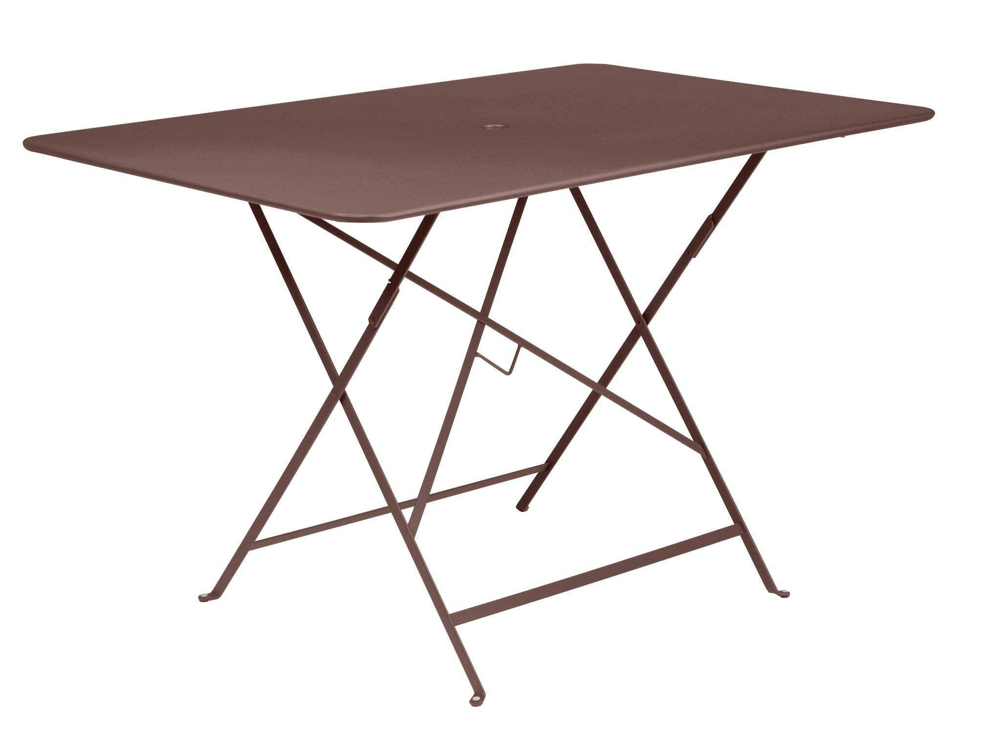 Fermob - Fermob - Table pliante Bistro Rouille L.117 x l.77 x H.74 cm