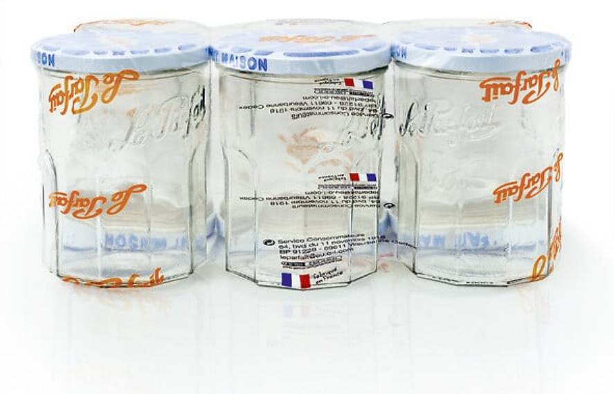 Le Parfait - Lot de 6 confituriers verre 385 ml Ø82 mm couvercle décoré - LE PARFAIT - Image 4