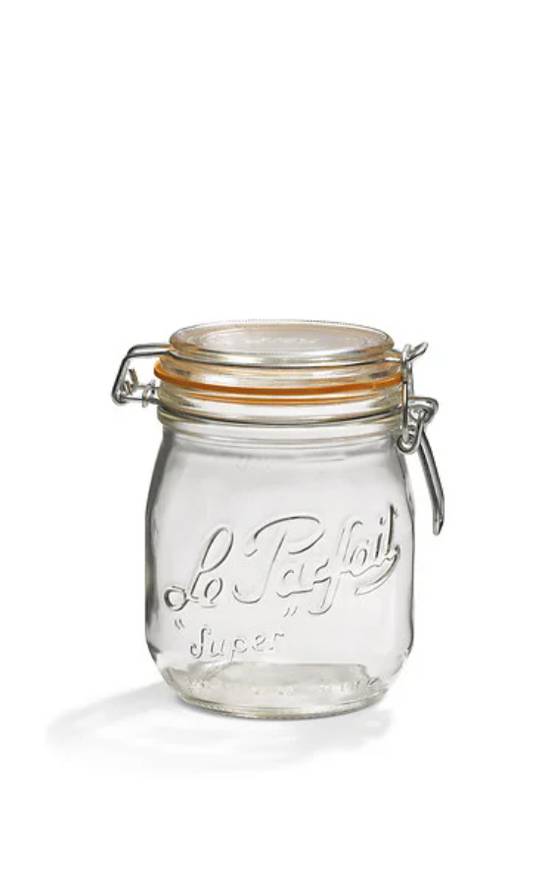 Le Parfait - Lot de bocaux en verre conserve Super avec fermeture 0,75L - LE PARFAIT - Image 4