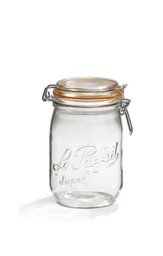 Le Parfait - Bocal Lot de 6 Verre 1 Litre Ø 8,5 cm - LE PARFAIT - Image 5
