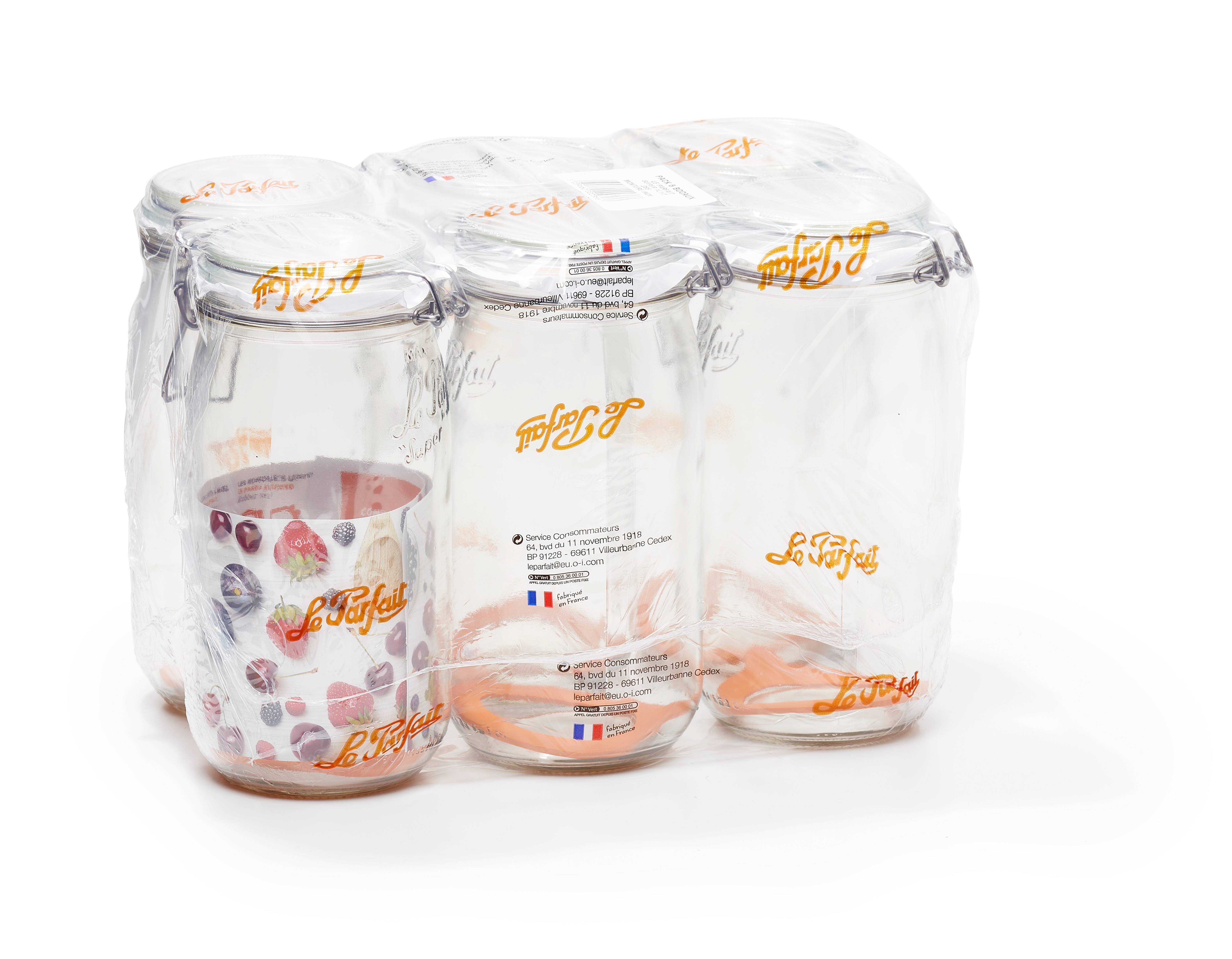 Le Parfait - Bocaux "Super" 1,5 L x 6 - Le Parfait®