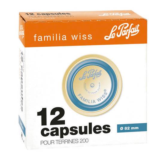 Le Parfait - Capsules bleues Ø 8,2 cm boite de 12 LE PARFAIT - Image 1