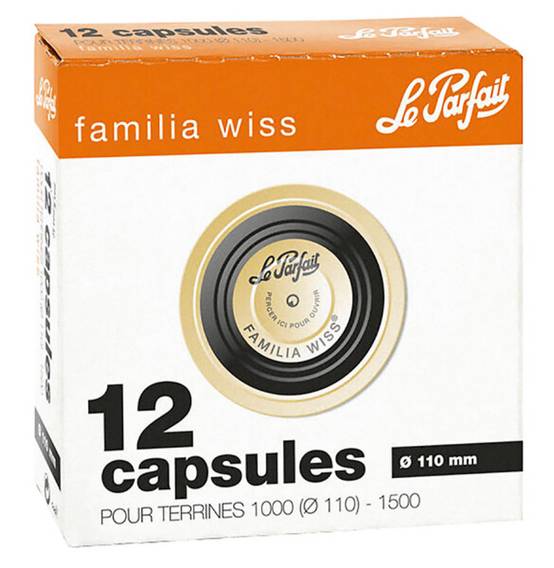Le Parfait - Le parfait - Capsules noires x12 Ø.11 cm - Image 2