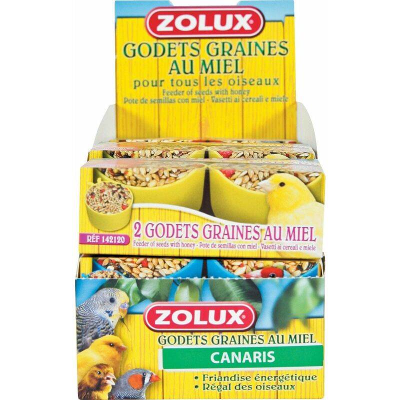 Zolux - Godets Canaris Miel Boîte x2 – ZOLUX - Image 7